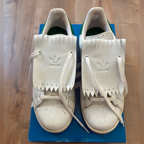 Adidas Stan Smith Golf Shoes in White and Green - Picture 5 of 5